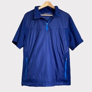 Nike Golf Quarter Zip Short Sleeve Windbreaker Jacket Shirt